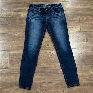 American Eagle Outfitters Women's Deep Indigo Jeggings